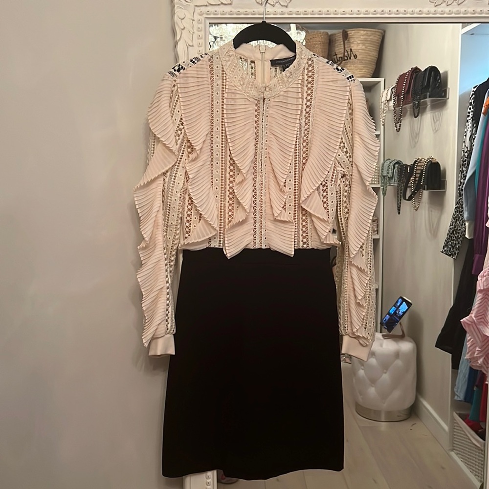 French Connection Ruffle Dress